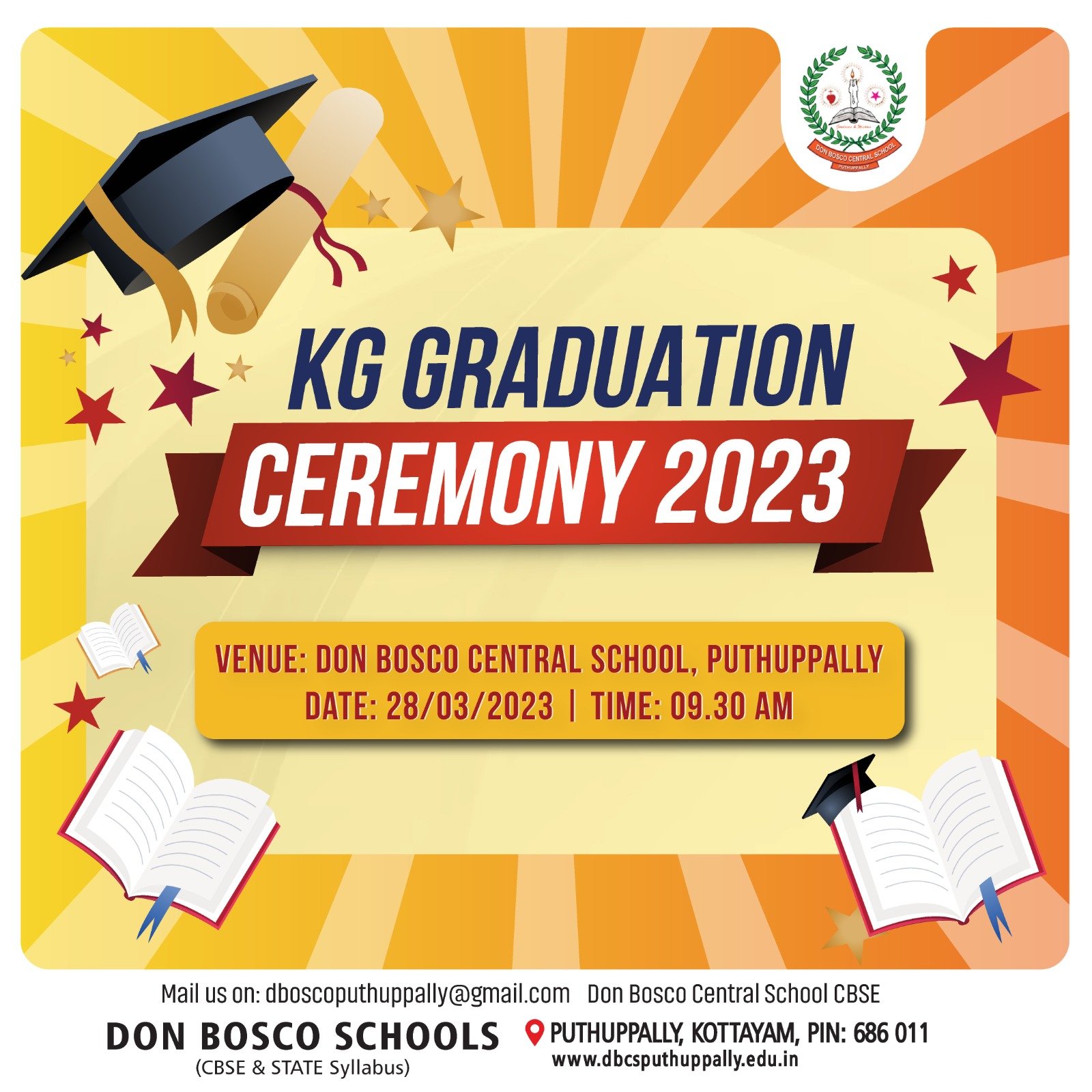 KG Graduation Ceremony 2023 - Don Bosco Puthuppally